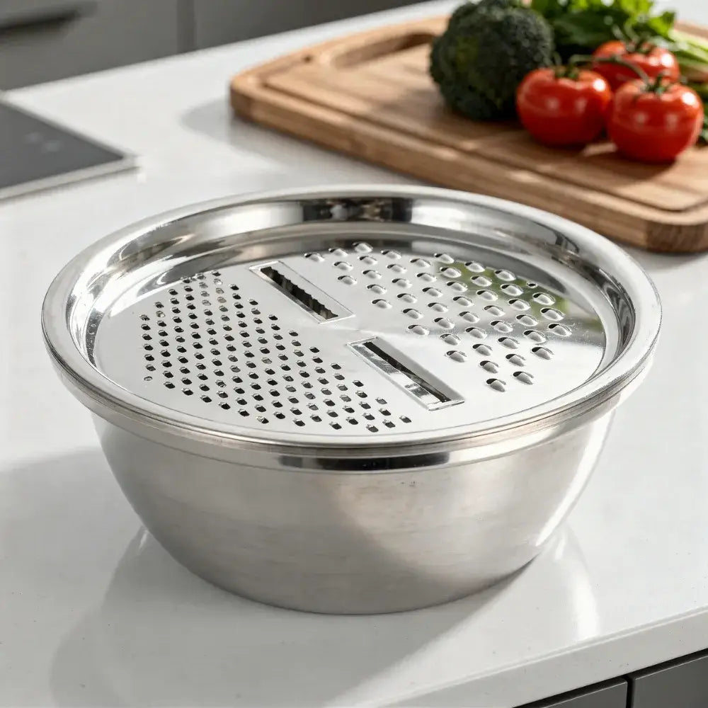 Ralador com Bacia Inox 4 em 1 - Ralador