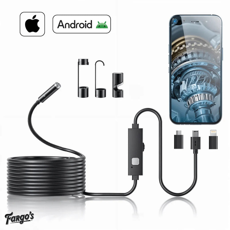 Camêra Endoscópica InsperTech® para Celular | IP67
