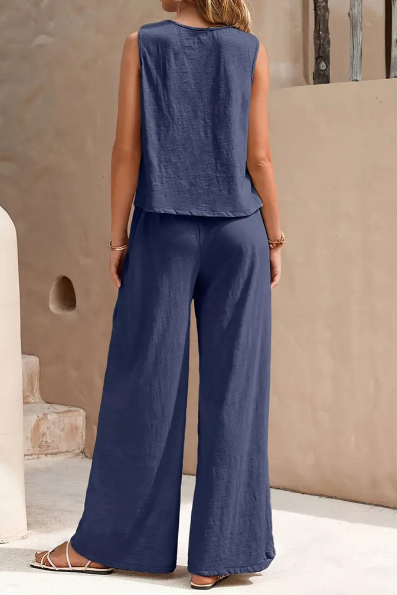 Conjunto Feminino com Calça Pantalona