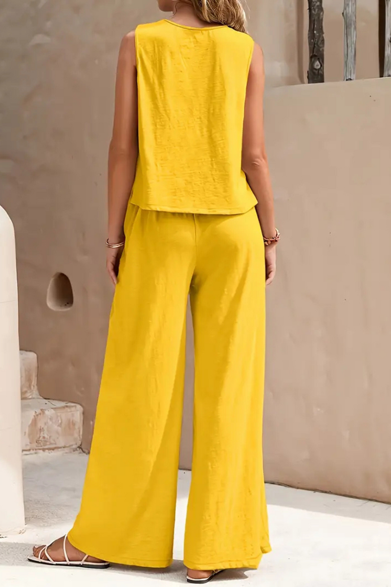Conjunto Feminino com Calça Pantalona