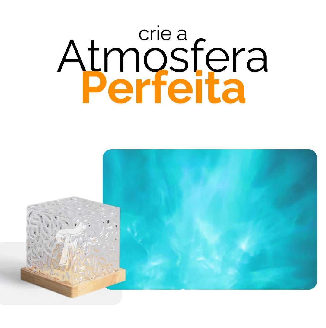 Luminária com Efeitos de Onda Noar + Controle Remoto