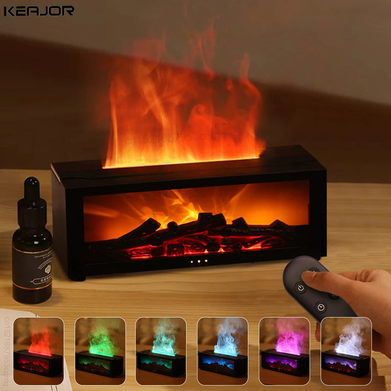Difusor de Aroma com Efeito de Chama