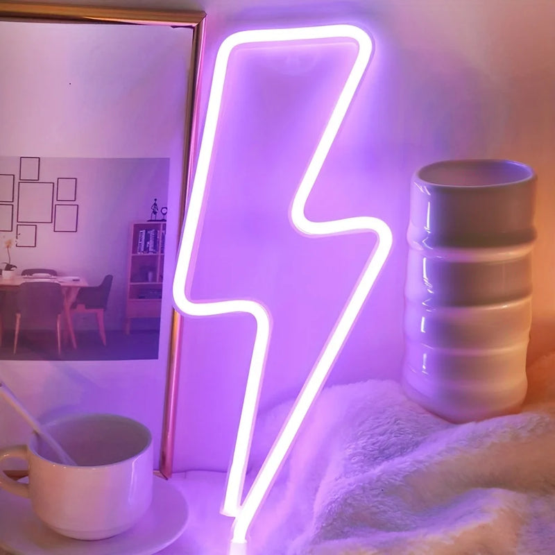 Raio Luminoso em Neon – Estilo e Modernidade na Sua Decoração