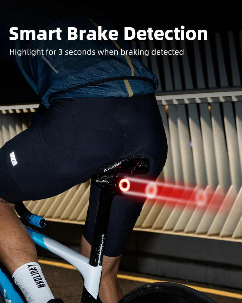 Lanterna Traseira Xr Pro Sync para Bikes - Com Sensor de frenagem