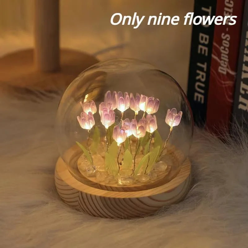 Mini Abajur de Tulipa® – Um Presente Feito à Mão Que Encanta e Ilumina