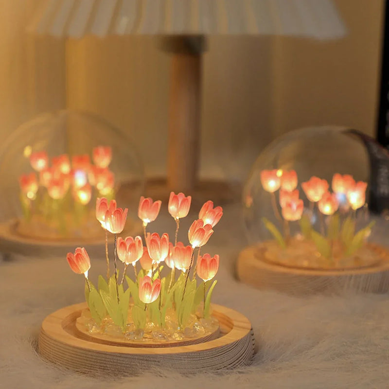 Mini Abajur de Tulipa® – Um Presente Feito à Mão Que Encanta e Ilumina