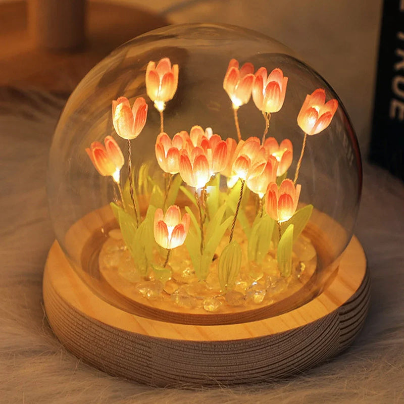 Mini Abajur de Tulipa® – Um Presente Feito à Mão Que Encanta e Ilumina