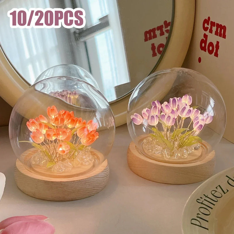 Mini Abajur de Tulipa® – Um Presente Feito à Mão Que Encanta e Ilumina
