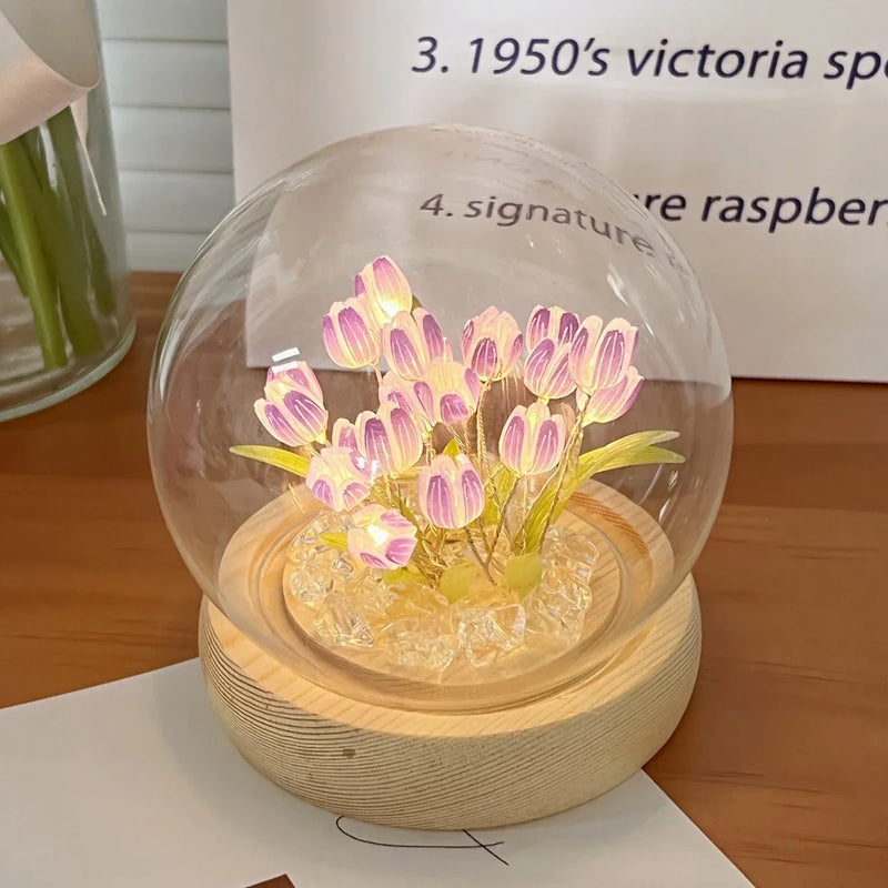Mini Abajur de Tulipa® – Um Presente Feito à Mão Que Encanta e Ilumina