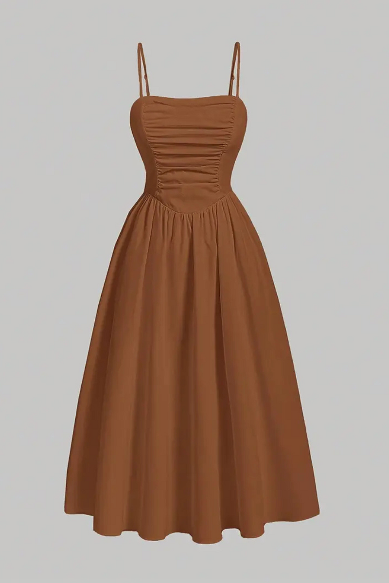 Vestido Feminino Alça Fina Casual