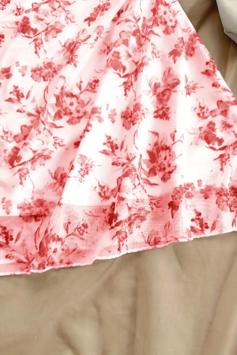 Vestido Feminino Floral Elegante