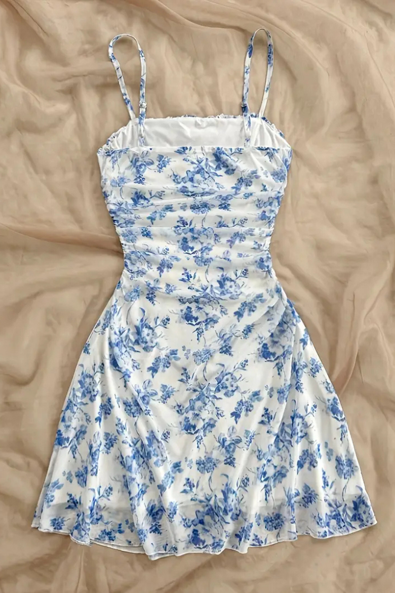 Vestido Feminino Floral Elegante