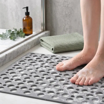 AquaStep, Tapete Antiderrapante para Box com Ventosas e Antibacteriano - Tapete Antiderrapante para Banheiro