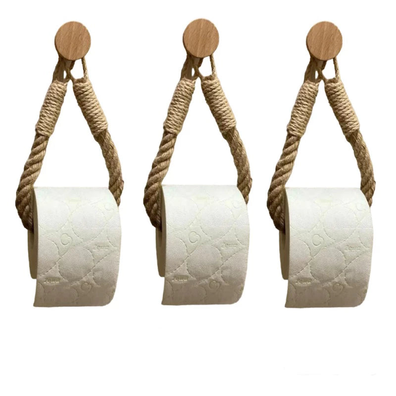 Suporte Papel Higiênico Rustico Sem Furos - Loja Fargos