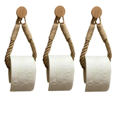 Suporte Papel Higiênico Rustico Sem Furos - Loja Fargos