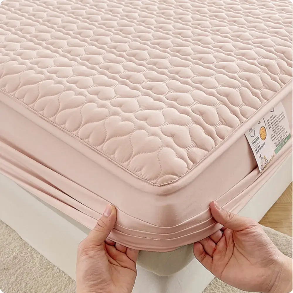 Capa de Colchão Impermeável Quilt + Fronhas - Capa de Colchão Impermeável