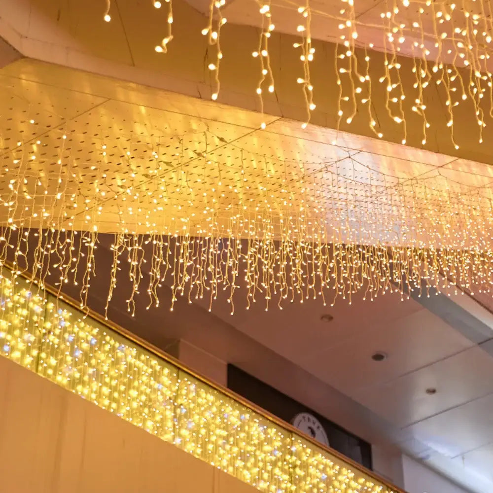 Cascata Led de Natal Decorativo Pisca Pisca Fargos - Pisca Pisca