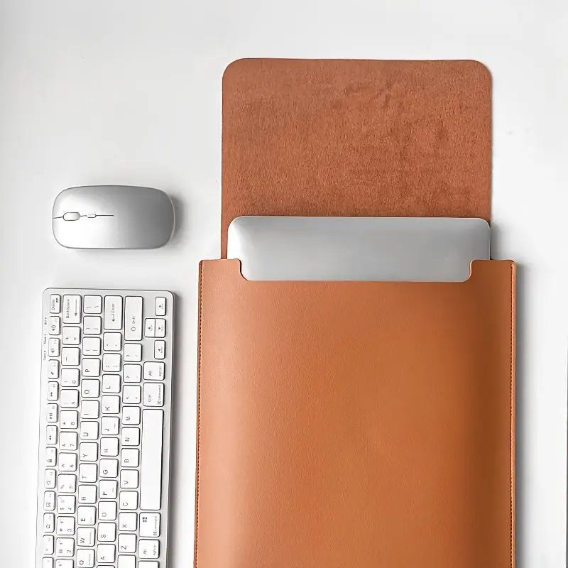 Case de Laptop em Couro + Mousepad