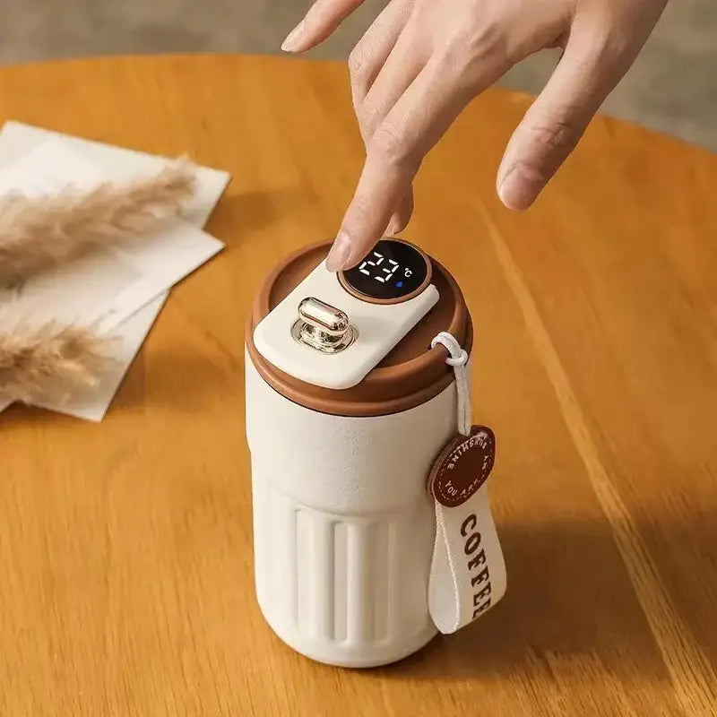 Copo Térmico Inteligente de Café Fargos - Branco / 500ml