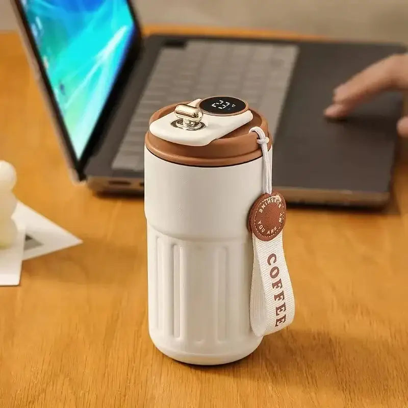 Copo Térmico Inteligente de Café Fargos - Branco / 500ml