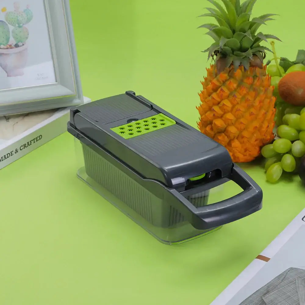 Cortador de Legumes 16 em 1 Multifuncional para Cozinha - 16 Peças - Cortador Multifuncional