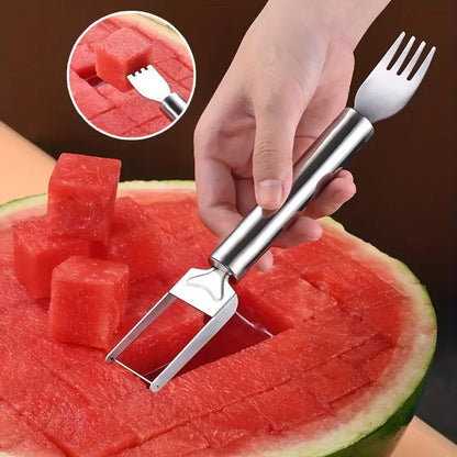 Cortador/Pegador de Polpa de Melancia Gathermelon® - Double-headed Melon Splitter
