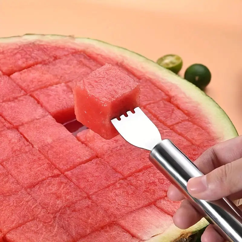 Cortador/Pegador de Polpa de Melancia Gathermelon® - Double-headed Melon Splitter
