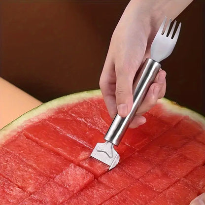 Cortador/Pegador de Polpa de Melancia Gathermelon® - Double-headed Melon Splitter