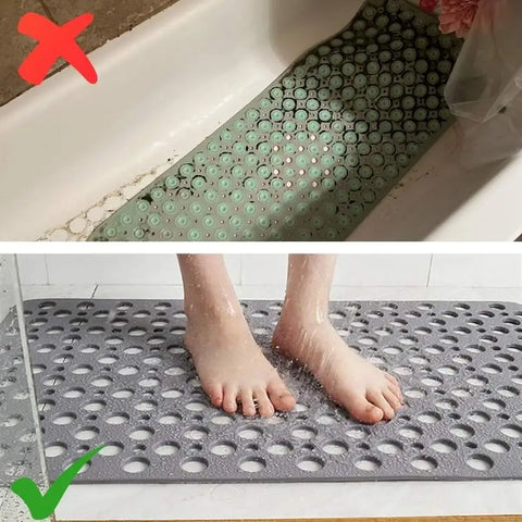 AquaStep, Tapete Antiderrapante para Box com Ventosas e Antibacteriano