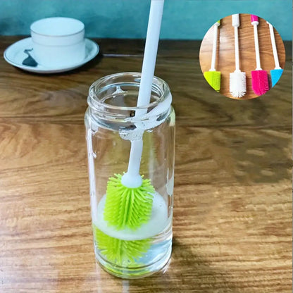 Escova para Limpeza de Garrafas - Fargos: Higiene Impecável - Green