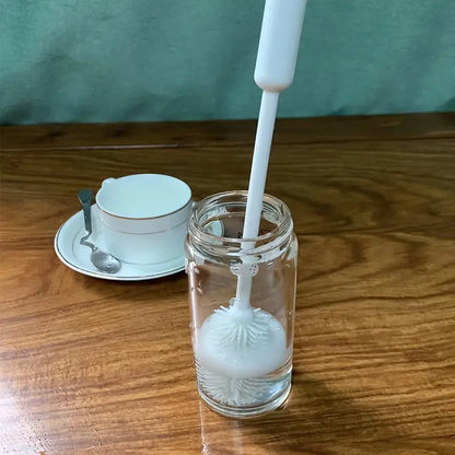 Escova para Limpeza de Garrafas - Fargos: Higiene Impecável - White