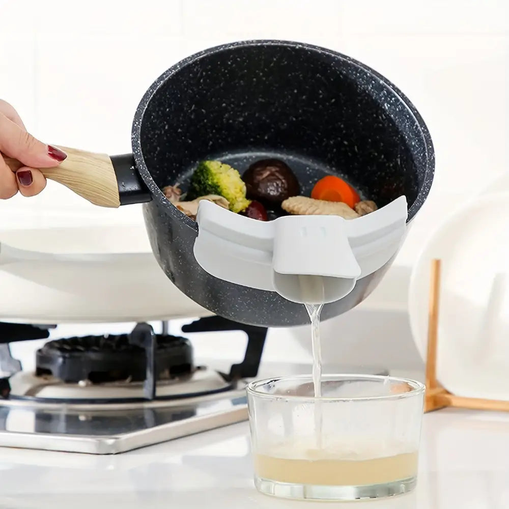 Funil de Panela Resistente ao Calor em Silicone - Fargos