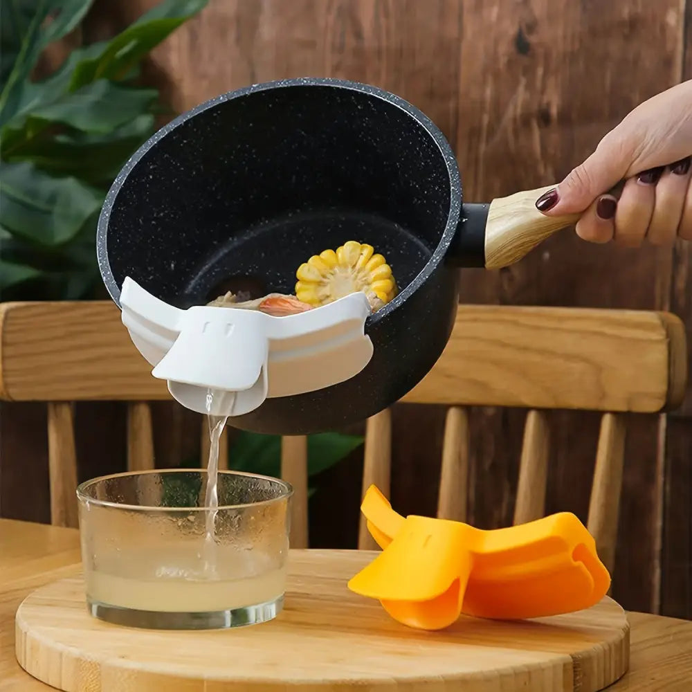 Funil de Panela Resistente ao Calor em Silicone - Fargos