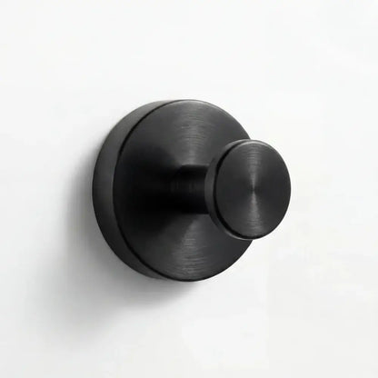 Gancho com Ventosa Inox – Suporte Forte para Toalhas e Acessórios - Preto - Gancho de Ventosa