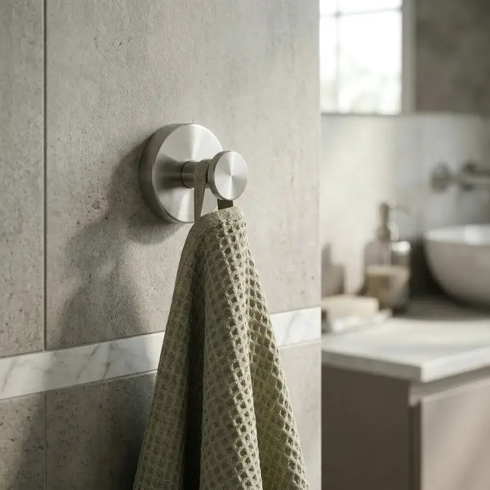 Gancho com Ventosa Inox – Suporte Forte para Toalhas e Acessórios - Gancho de Ventosa