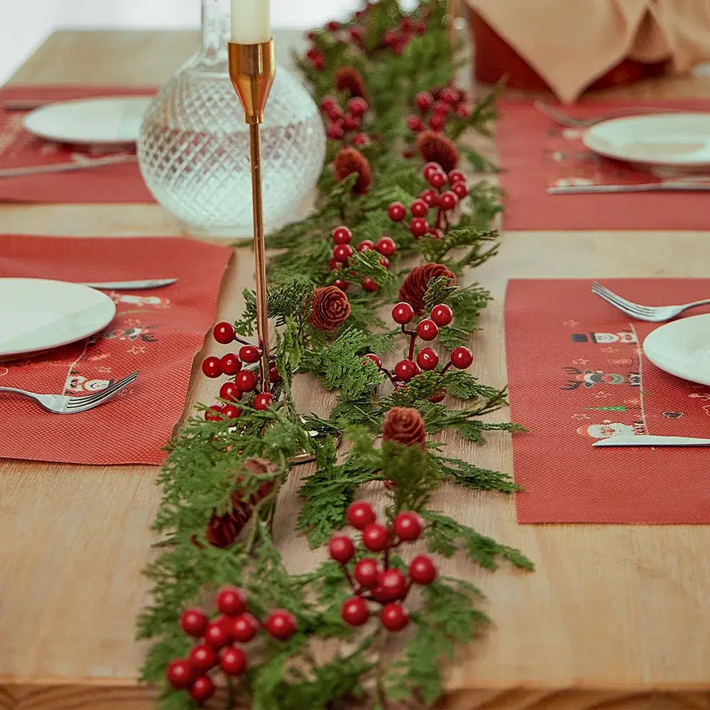 Guirlanda Natalina Videira - Guirlanda Natalina