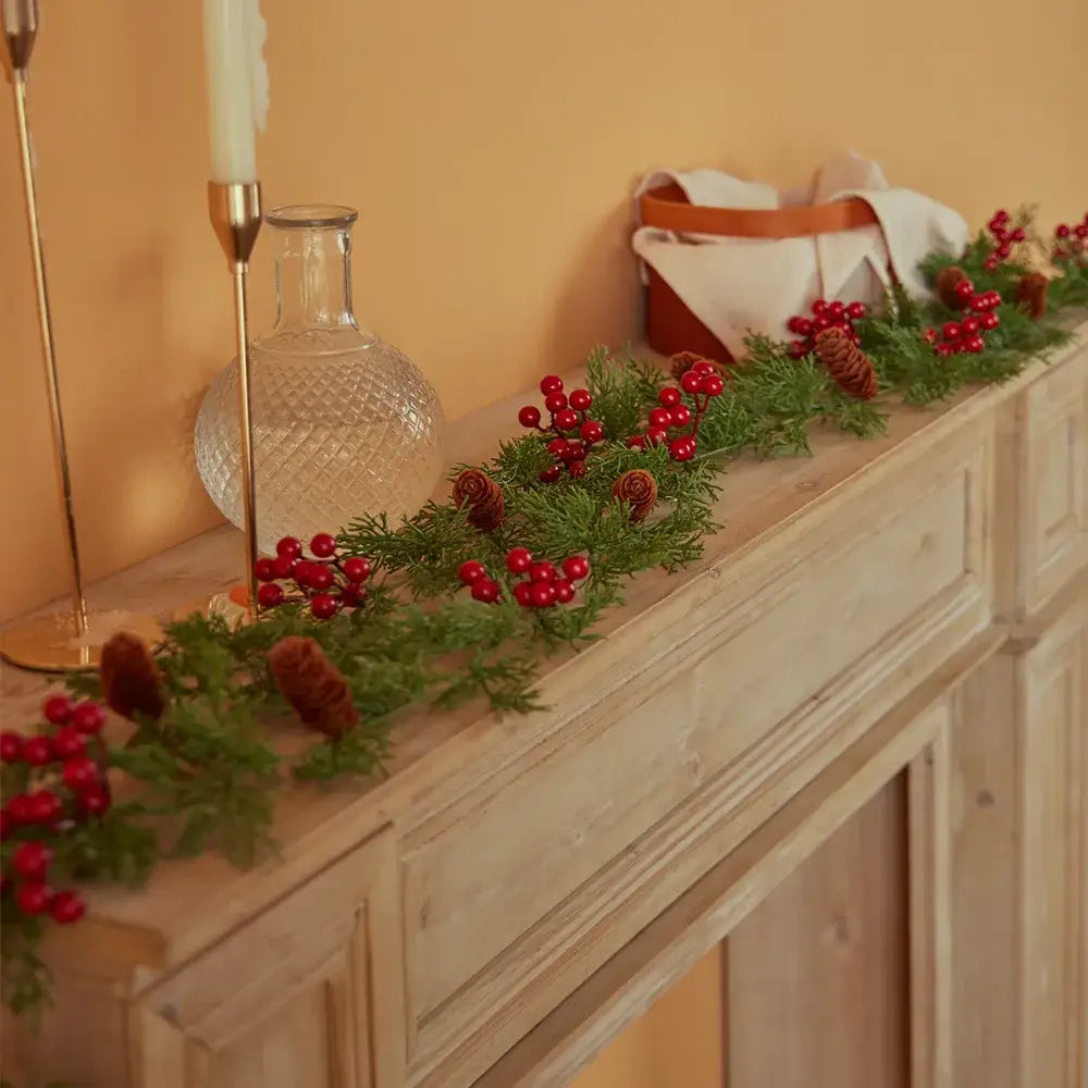 Guirlanda Natalina Videira - Guirlanda Natalina