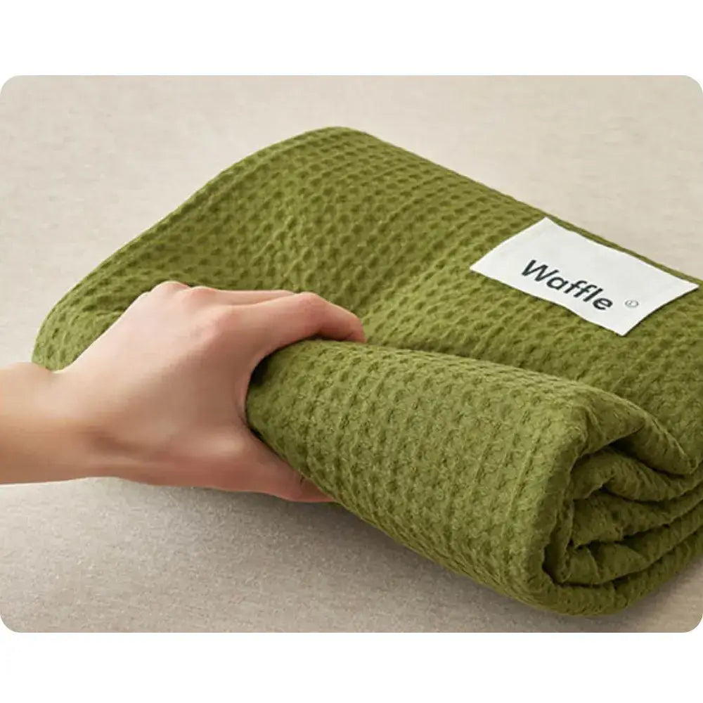 Jogo de Cama 100% Algodão Waffle - 400 fios - Jogo de Cama 100% Algodão Waffle