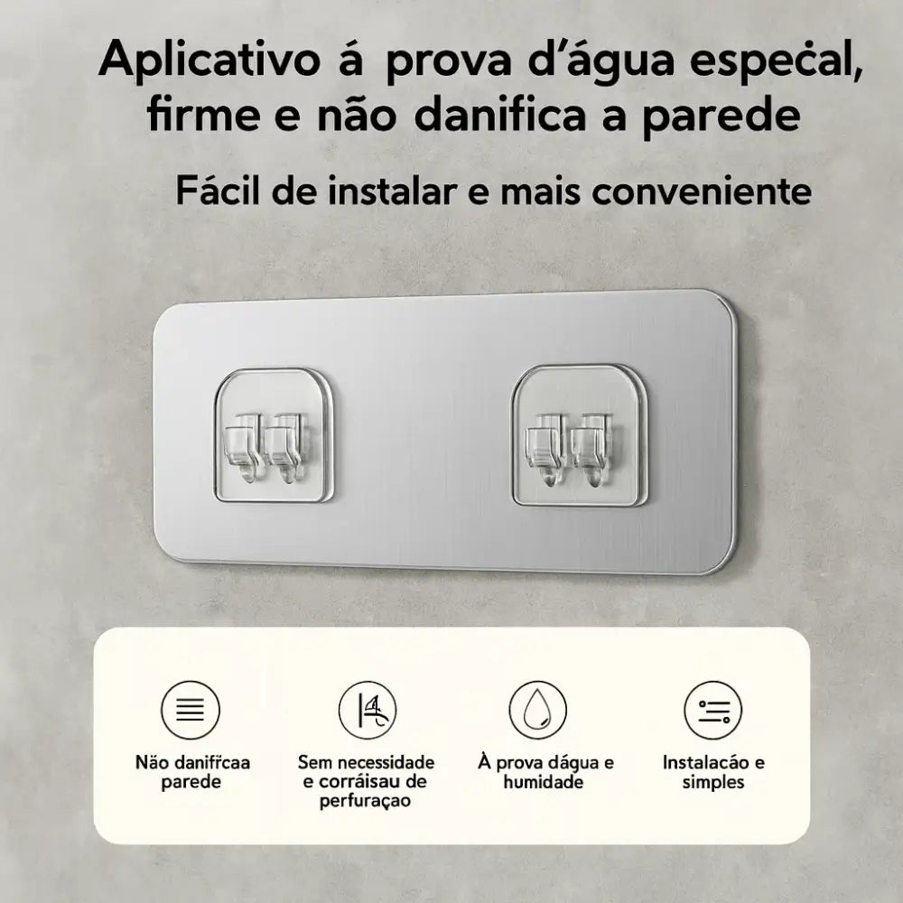 Kit Prateleiras Sem Furo para Banheiro — Organizador - Loja Fargos