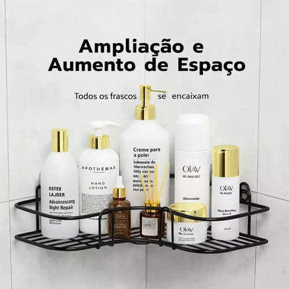 Kit Prateleiras Sem Furo para Banheiro — Organizador - Loja Fargos