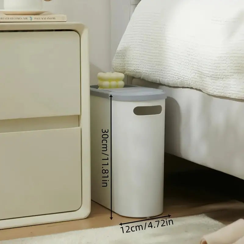 Lixeira de Banheiro com Tampa Inteligente Fargos - Lixeira Banheiro