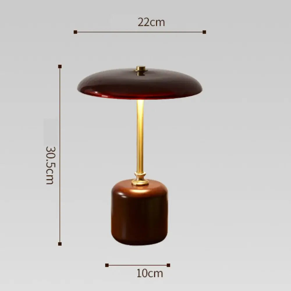 Luminária Retrô Americana de Madeira