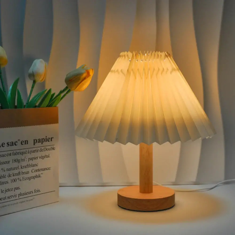 Luminária Retrô Coreana Estilo Minimalista Fargos - Luminária de Mesa