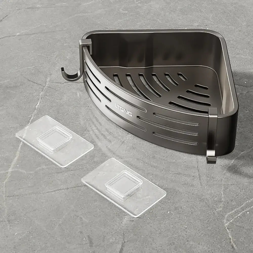 Organizador de Canto para Banheiro – Instalação Sem Furos | Fargos - Prateleira Porta Shampoo