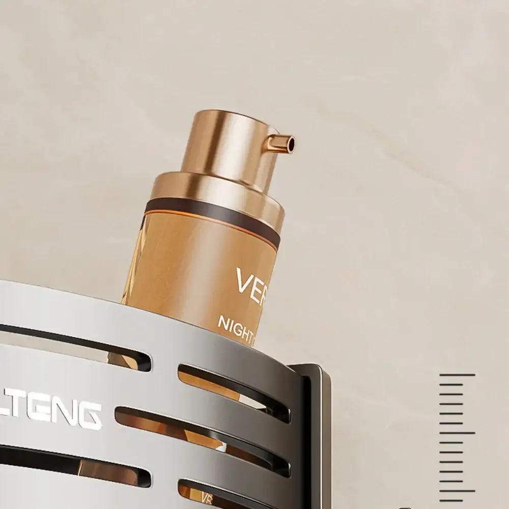 Organizador de Canto para Banheiro – Instalação Sem Furos | Fargos - Prateleira Porta Shampoo