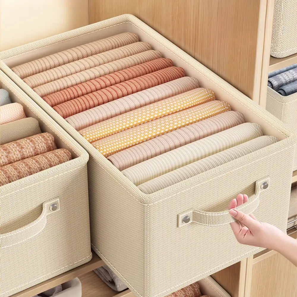 Organizador de Roupas Duplo - Bege