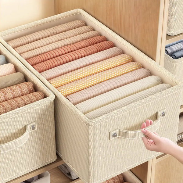 Organizador de Roupas Duplo - Bege