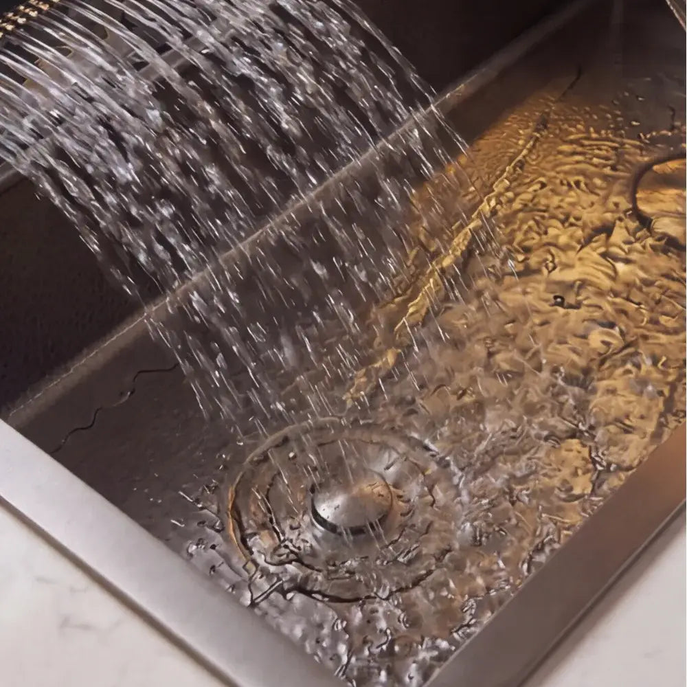 Pia de Cozinha Cuba Cascata Inox com Torneira e Acessórios Gourmet - Cuba Cozinha