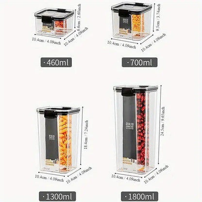 Potes de Armazenagem de Alimentos Translúcido - Fargos - 460ml