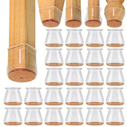 Protetor para Pernas de Móveis Silenzio® – Antirrisco Antirruído - Protetor para Pernas de Móveis Silenzio